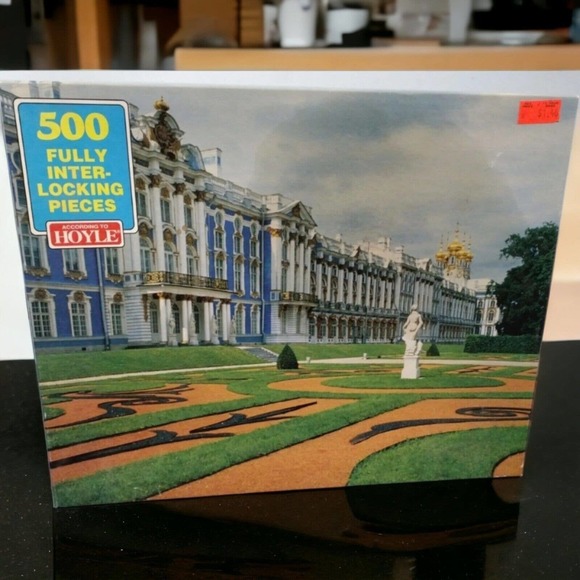 VTG sealed HOYLE 500 Pc Catherine's Palace, Russia JIGSAW PUZZLE 15.5" x 18" USA - Picture 1 of 9